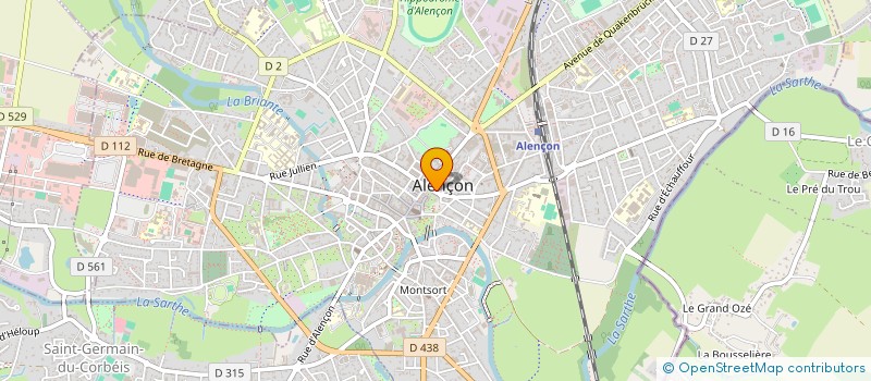 localisation de l'entreprise SCI CAZAULT à ALENCON