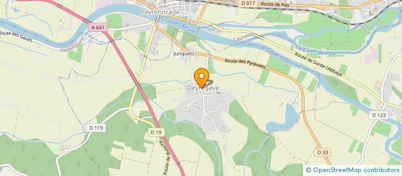 localisation de l'entreprise SCI CAZAUX  SORDE-L'ABBAYE