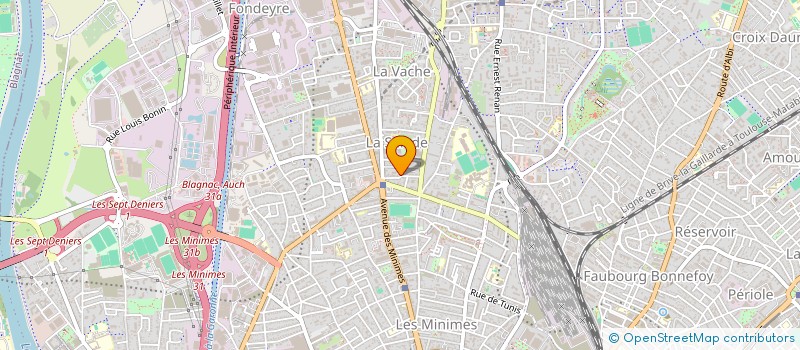 localisation de l'entreprise SCI CAZE à TOULOUSE
