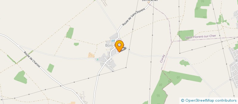 localisation de l'entreprise SCI CAZE-PAUTET  CIVRAY