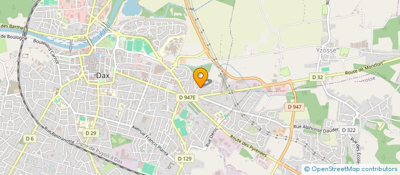localisation de l'entreprise SCI CAZEBONNE à DAX