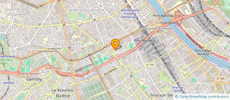 localisation de l'entreprise SCI CAZEM  PARIS