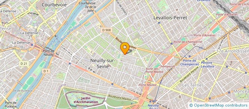 localisation de l'entreprise SCI CAZENAC à NEUILLY-SUR-SEINE