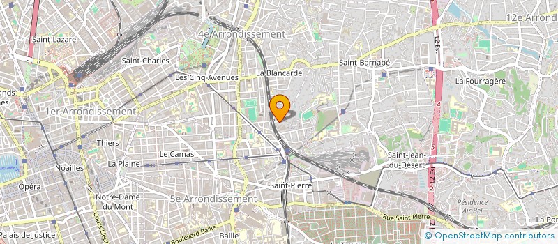 localisation de l'entreprise SCI CAZENEUVE  MARSEILLE