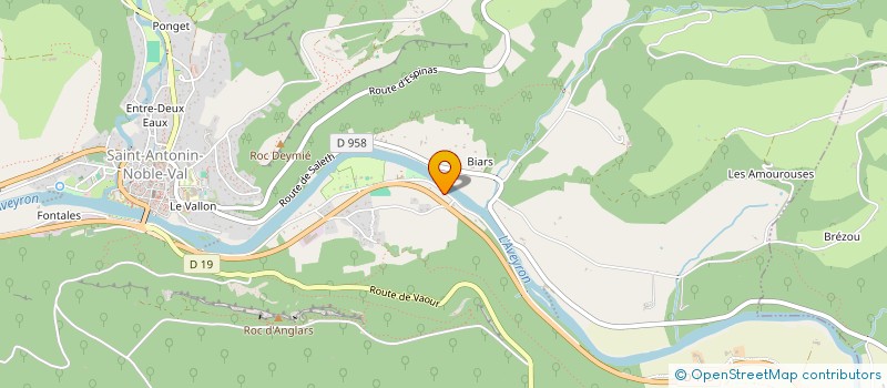 localisation de l'entreprise SCI CAZET  SAINT-ANTONIN-NOBLE-VAL