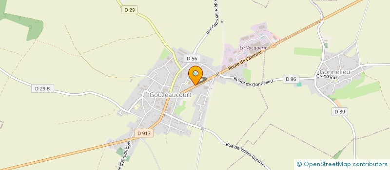 localisation de l'entreprise SCI CAZEZ-SOULIER  GOUZEAUCOURT