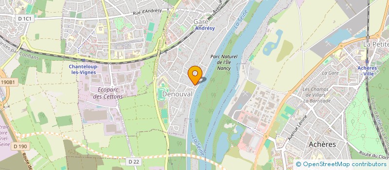 localisation de l'entreprise SCI CAZI  ANDRESY