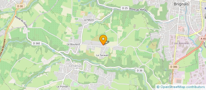 localisation de l'entreprise SCI CAZORLA  ORLIENAS