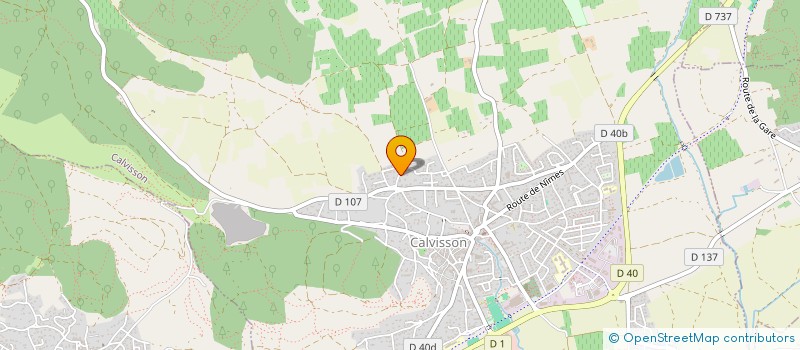 localisation de l'entreprise SCI CAZOULS-ST GABRIEL  CALVISSON