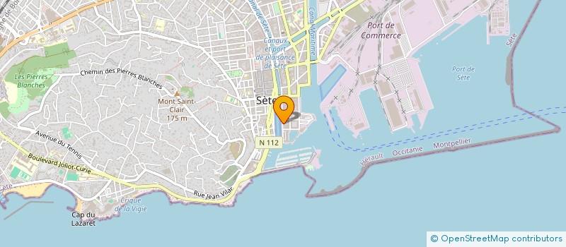 localisation de l'entreprise SCI CAZZANI  SETE