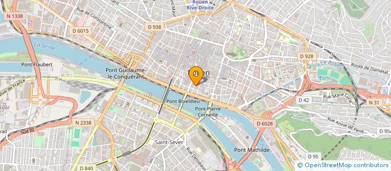 localisation de l'entreprise SCI CB  ROUEN