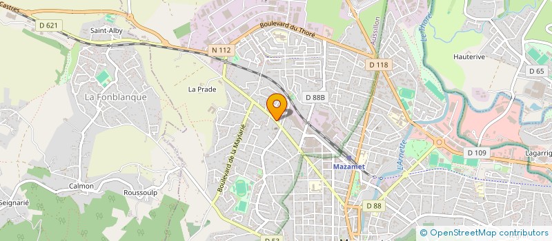 localisation de l'entreprise SCI CB  AUSSILLON