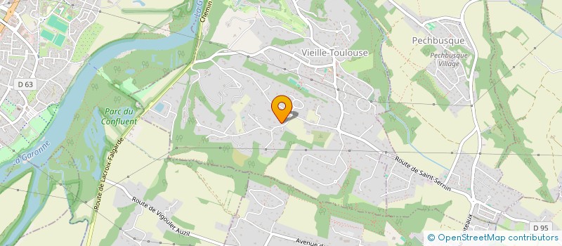 localisation de l'entreprise SCI CB  VIEILLE-TOULOUSE