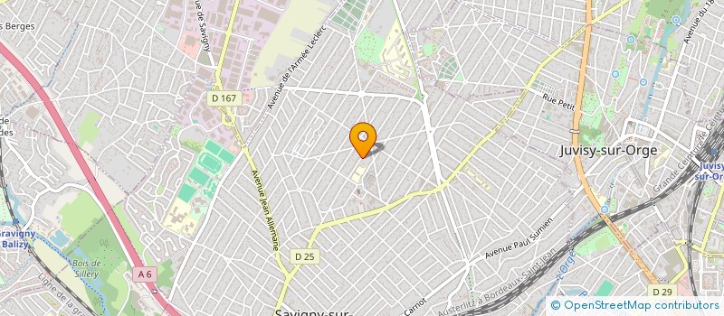 localisation de l'entreprise SCI CB  SAVIGNY-SUR-ORGE