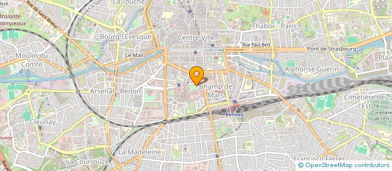 localisation de l'entreprise SCI CB  RENNES