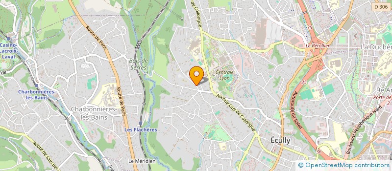 localisation de l'entreprise SCI CB  ECULLY