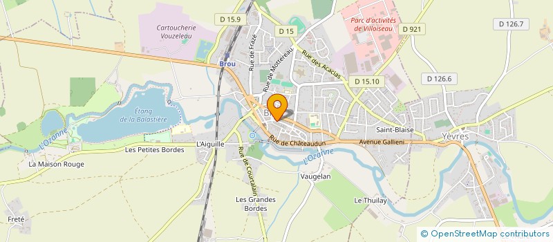 localisation de l'entreprise SCI CB AMEUBLEMENT à BROU