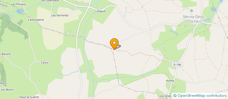 localisation de l'entreprise SCI CB.DJ  NEUVY-DEUX-CLOCHERS