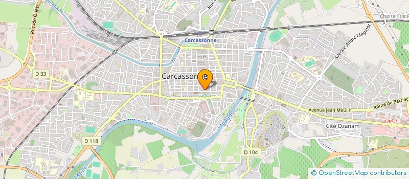 localisation de l'entreprise SCI CB IMMOBILIER à CARCASSONNE