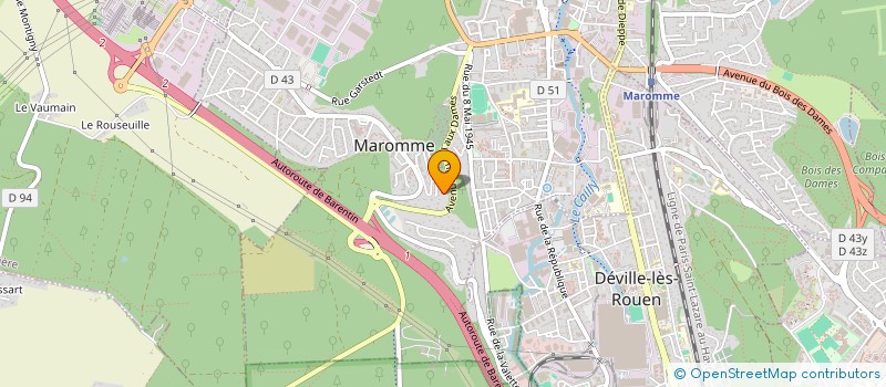 localisation de l'entreprise SCI CB-OG  MAROMME