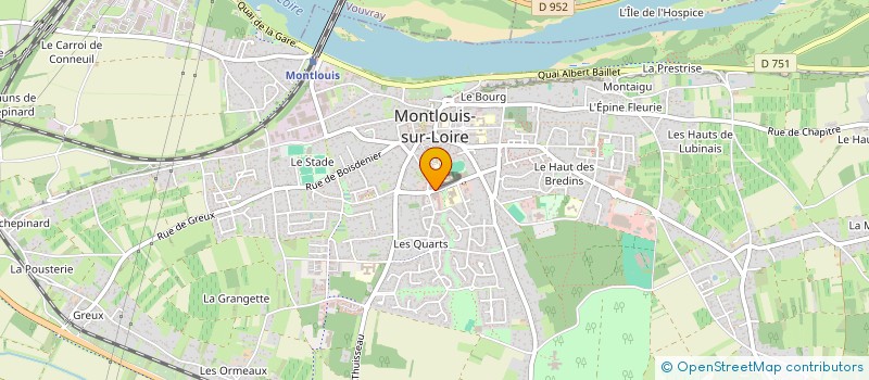 localisation de l'entreprise SCI CB2L à MONTLOUIS-SUR-LOIRE