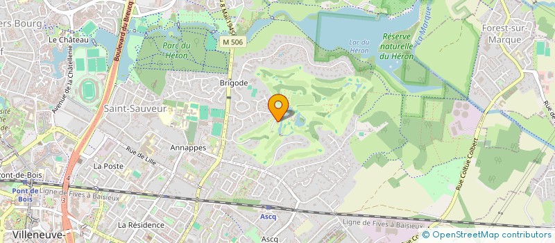 localisation de l'entreprise SCI CBA  VILLENEUVE-D'ASCQ