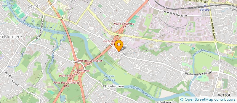 localisation de l'entreprise SCI CBA VOISIN  VERTOU