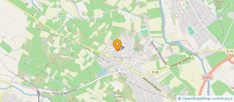 localisation de l'entreprise SCI CBAB  MARAUSSAN