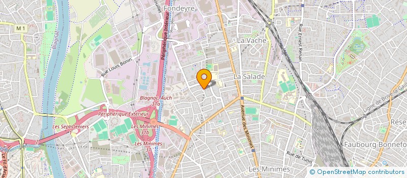 localisation de l'entreprise SCI CBAN à TOULOUSE