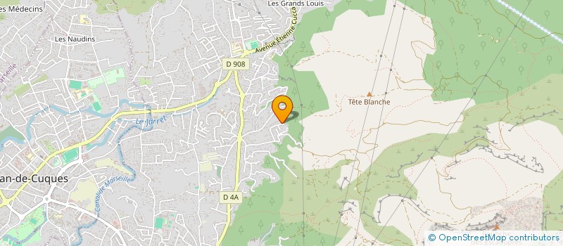 localisation de l'entreprise SCI CBAPTHI 2  ALLAUCH