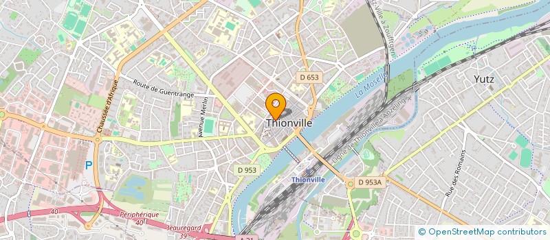 localisation de l'entreprise SCI CBCALL à THIONVILLE