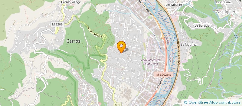 localisation de l'entreprise SCI CBCE à CARROS