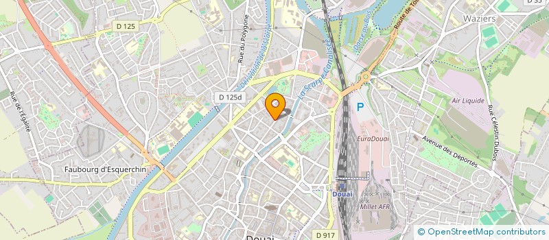localisation de l'entreprise SCI CBD à DOUAI