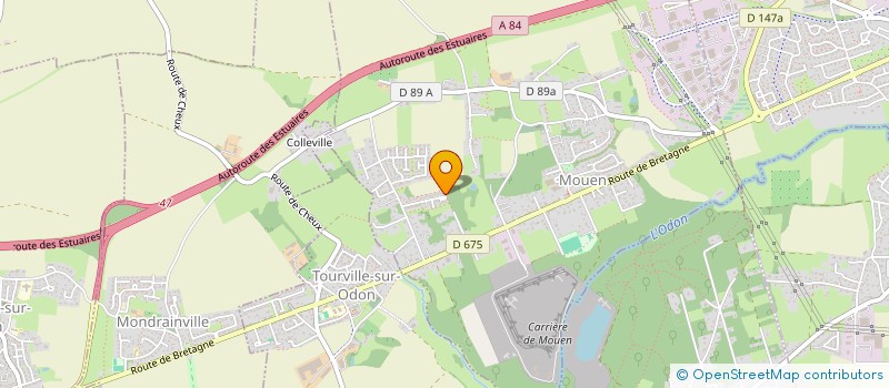 localisation de l'entreprise SCI CBDF IMMO  MOUEN