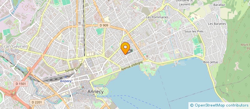 localisation de l'entreprise SCI CBDM à ANNECY