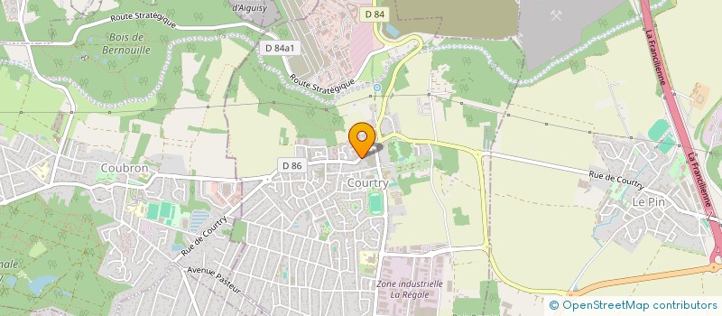 localisation de l'entreprise SCI CBDR UNION  COURTRY