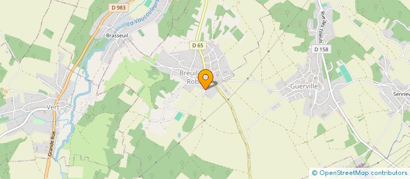 localisation de l'entreprise SCI CBE  BREUIL-BOIS-ROBERT