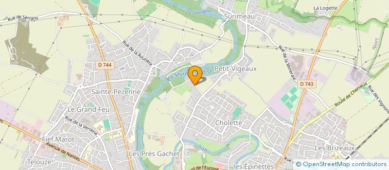 localisation de l'entreprise SCI CBELR  NIORT