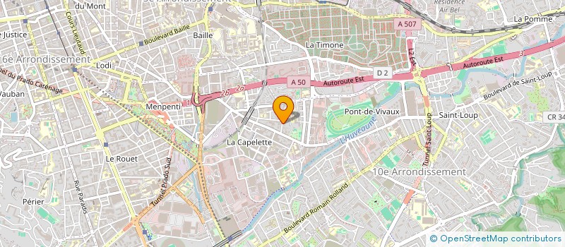 localisation de l'entreprise SCI CBENY à MARSEILLE
