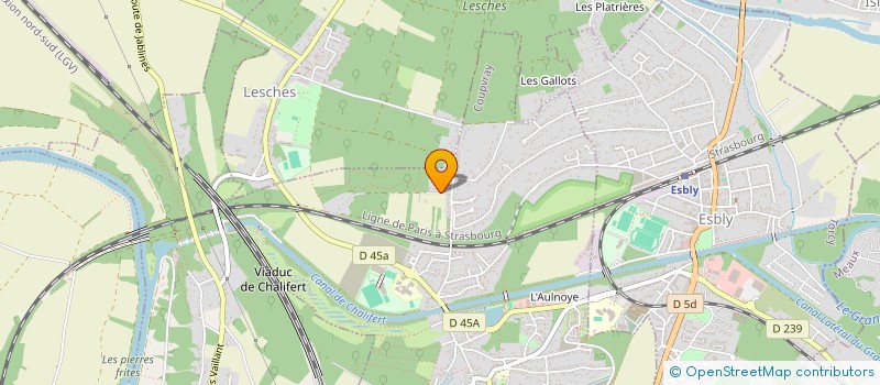 localisation de l'entreprise SCI CBF ENGLARO  COUPVRAY