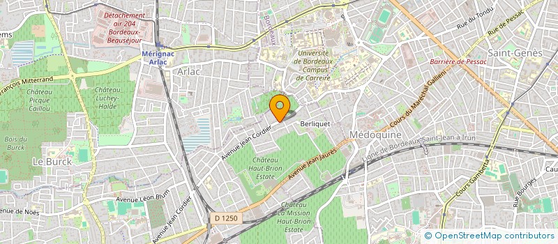 localisation de l'entreprise SCI CBFB  PESSAC