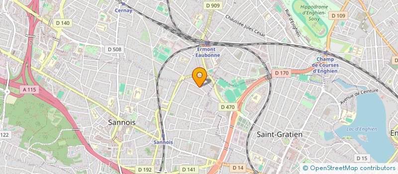 localisation de l'entreprise SCI CBGC  SANNOIS