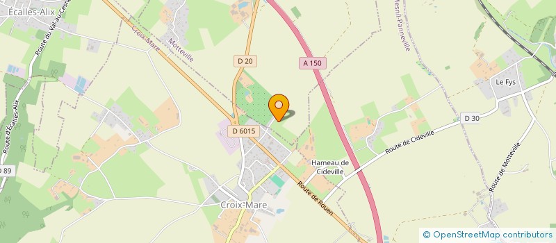 localisation de l'entreprise SCI CBHENRY  MOTTEVILLE