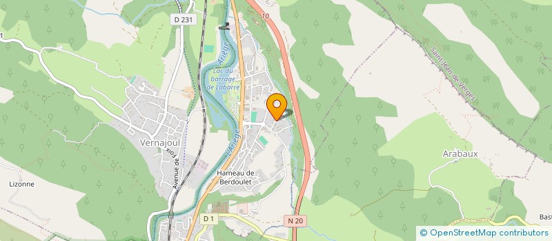 localisation de l'entreprise SCI CBK IMMO à FOIX