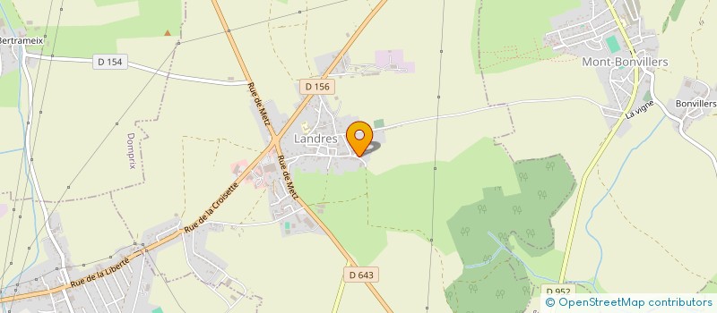 localisation de l'entreprise SCI CBLS  LANDRES