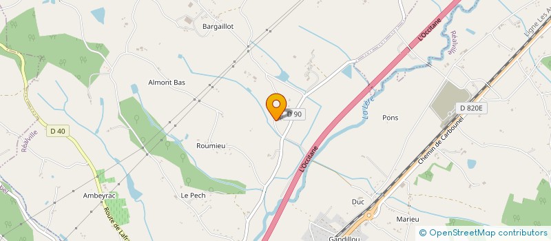 localisation de l'entreprise SCI CBM DE SAINT MARTIN  MONTAUBAN