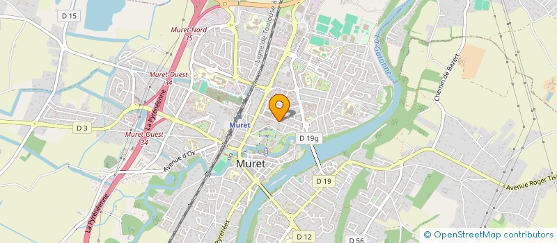 localisation de l'entreprise SCI CBM IMMO 3  MURET