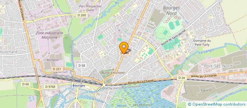 localisation de l'entreprise SCI CBM INVEST  BOURGES