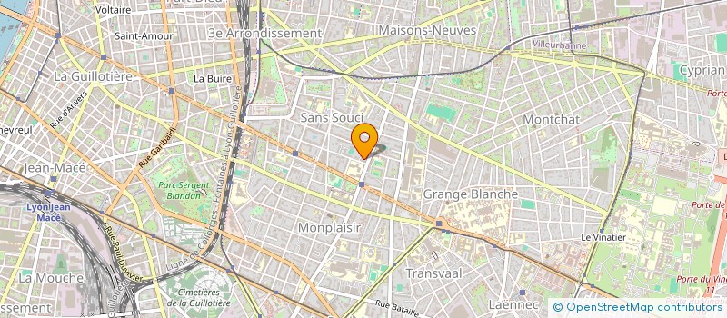 localisation de l'entreprise SCI CBMF  CHASSIEU