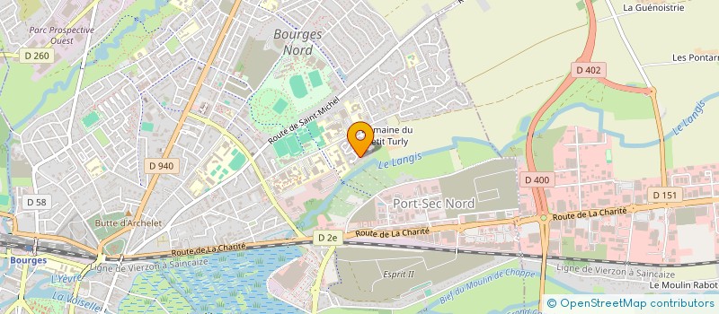 localisation de l'entreprise SCI CBO  BOURGES